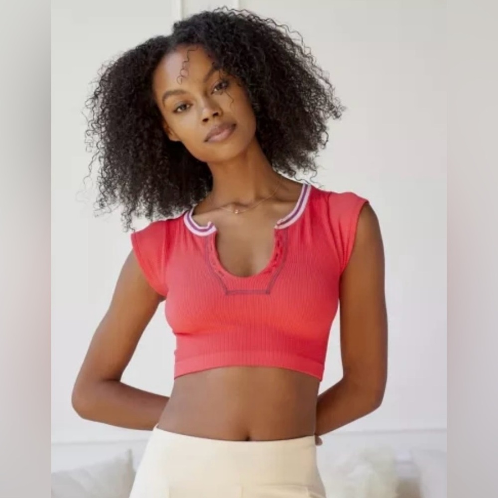 Out From Under Go For Gold Seamless Crop Top